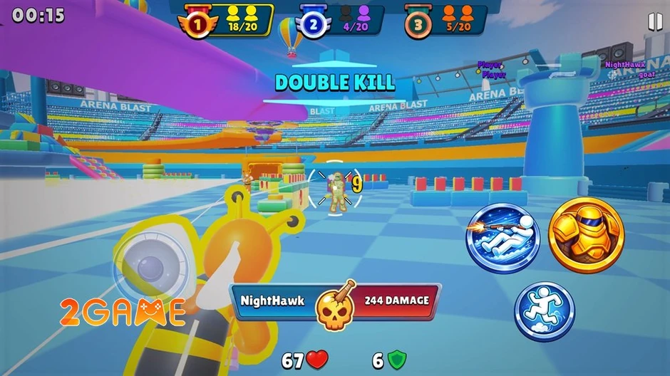 Arena Blast - Thắp lửa cho các trận chiến FPS đầy sự cạnh tranh trên mobile Arena Blast - Thắp lửa cho các trận chiến FPS đầy sự cạnh tranh trên mobile