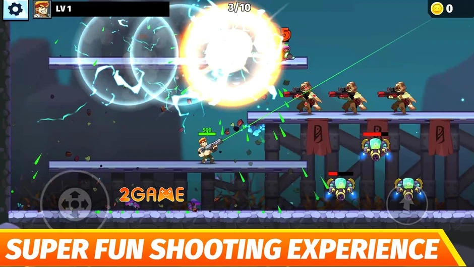 Auto Hero: Auto-shooting gây ấn tượng với lối chơi "Run and Gun" hiện đại