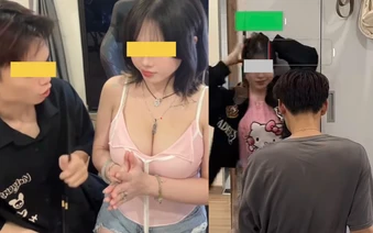 Bất chấp tất cả để câu kéo người xem, cặp đôi khiến dân mạng "rùng mình" vì loạt content nhạy cảm, lố lăng hết sức!