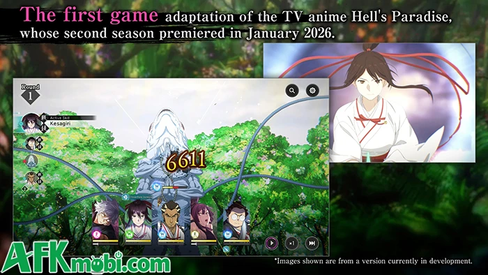 BATTLE IN HELL'S PARADISE game anime chiến thuật thẻ tướng