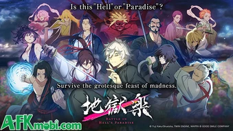 BATTLE IN HELL'S PARADISE game anime chiến thuật thẻ tướng