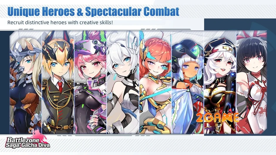 Battlezone Saga: Gacha Diva - Cùng các nữ thần viết nên bản anh hùng ca định mệnh
