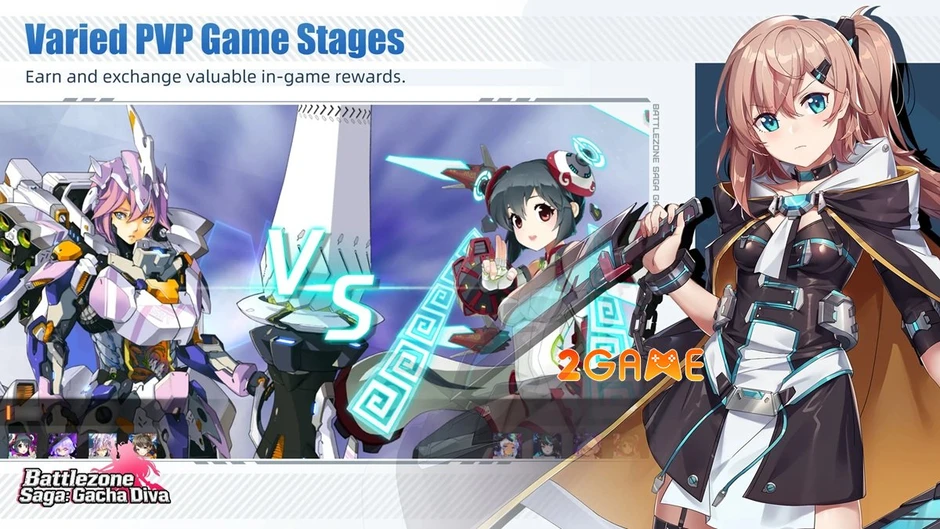 Battlezone Saga: Gacha Diva - Cùng các nữ thần viết nên bản anh hùng ca định mệnh