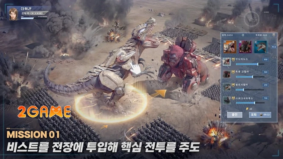 Beast Clash: Last Front - Khi khủng long giao thoa cùng công nghệ quân sự