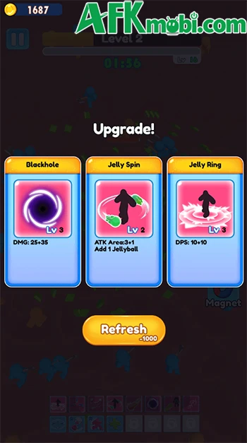 Blob Heroes game hành động sinh tồn roguelike đơn giản