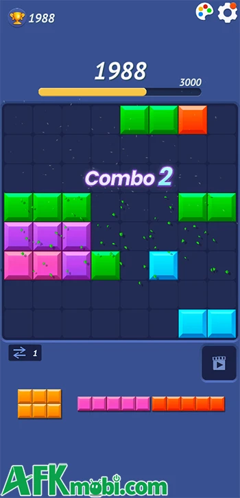 Blocky Blast Puzzle game giải đố sắp xếp các khối thành đầy hàng Blocky Blast Puzzle game giải đố sắp xếp các khối thành đầy hàng