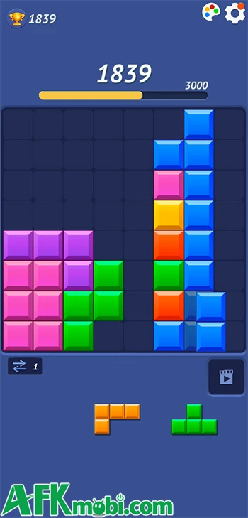 Blocky Blast Puzzle game giải đố sắp xếp các khối thành đầy hàng Blocky Blast Puzzle game giải đố sắp xếp các khối thành đầy hàng