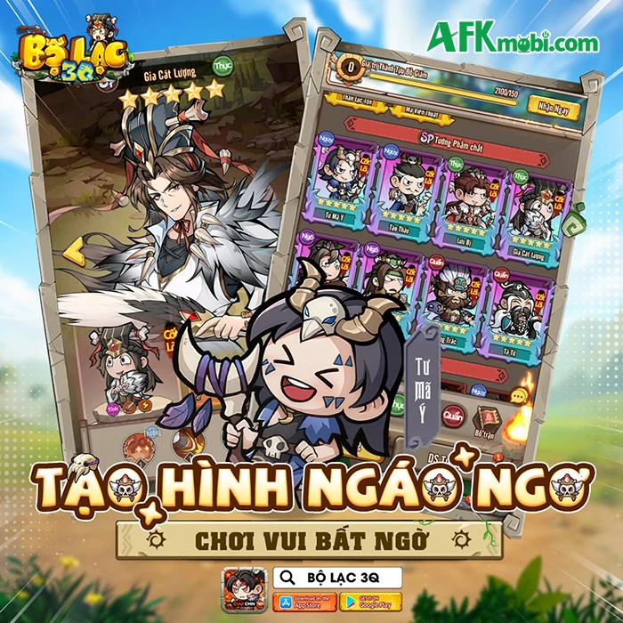Bộ Lạc 3Q game idle Tam Quốc có phong cách tiền sử hài hước độc đáo Bộ Lạc 3Q game idle Tam Quốc có phong cách tiền sử hài hước độc đáo