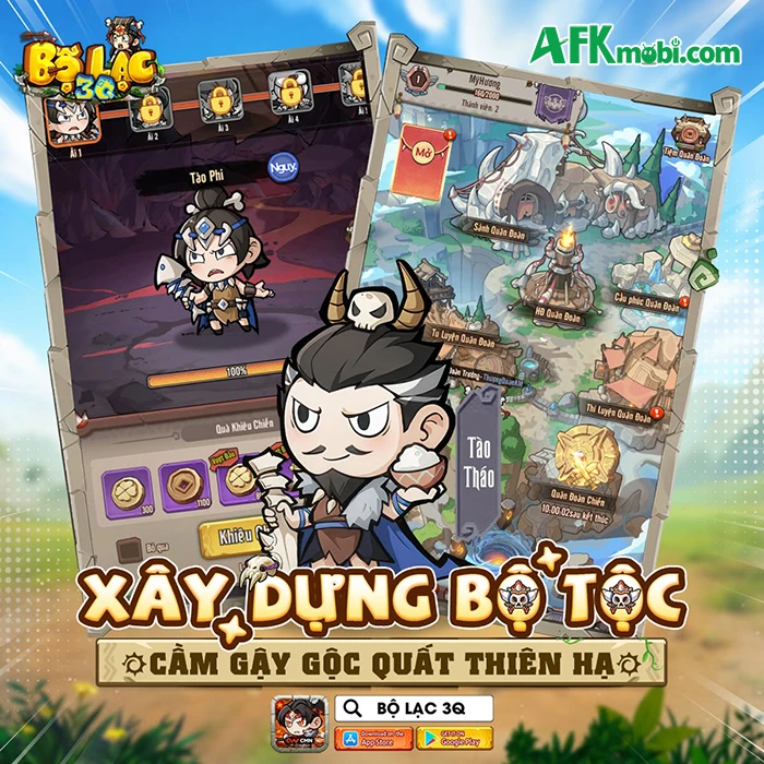 Bộ Lạc 3Q game idle Tam Quốc có phong cách tiền sử hài hước độc đáo Bộ Lạc 3Q game idle Tam Quốc có phong cách tiền sử hài hước độc đáo