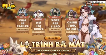 Bộ Lạc 3Q – Game Tam Quốc phong cách thời đồ đá độc lạ ấn định ra mắt