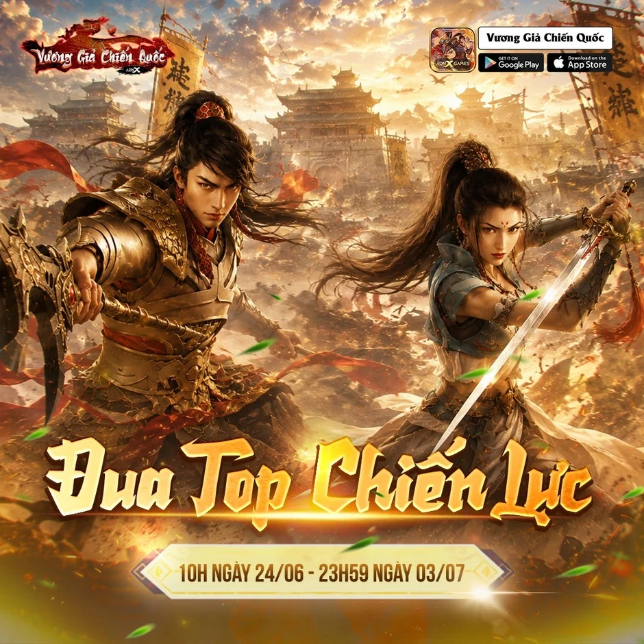 Bỏ túi ngay bộ bí kíp tăng lực chiến thần tốc và nhận Giftcode giới hạn của Vương Giả Chiến Quốc ngày ra mắt!