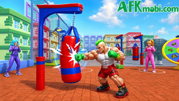 Boxing Fighter: Idle Clicker cho bạn phát triển võ sĩ Quyền Anh