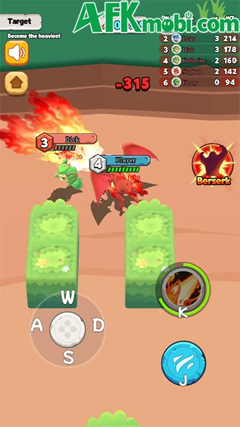 Brawl Stars game battle arena điều khiển quái thú chiến đấu