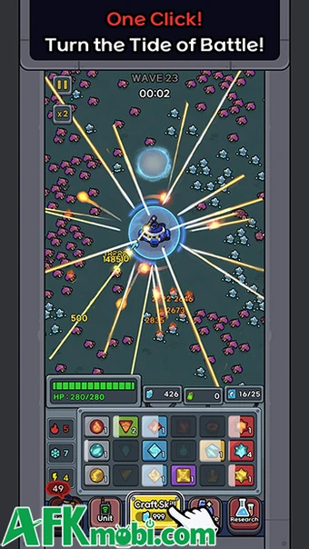 Bunker TapTap Defense game phòng thủ với cơ chế ngẫu nhiên