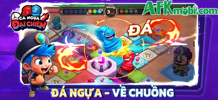 Cá Ngựa Đại Chiến Zingplay board game dựa trên cờ cá ngựa