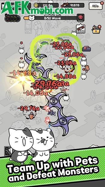 Cat Butler: Idle Shooter RPG game bắn ruồi kết hợp nhàn rỗi