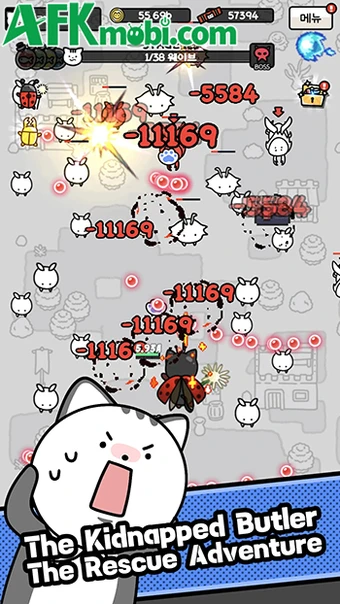 Cat Butler: Idle Shooter RPG game bắn ruồi kết hợp nhàn rỗi