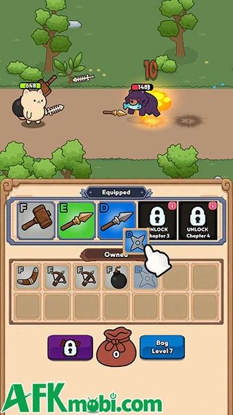 Cat Pack Heroes - Hợp nhất trang bị cho chú mèo dùng chiến đấu