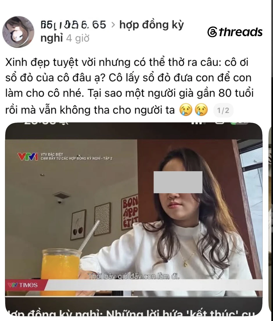 Chân dung cô gái sống “ký sinh”, nhận bão phẫn nộ trong phóng sự "Cạm bẫy từ các hợp đồng kỳ nghỉ" Chân dung cô gái sống “ký sinh”, nhận bão phẫn nộ trong phóng sự "Cạm bẫy từ các hợp đồng kỳ nghỉ"