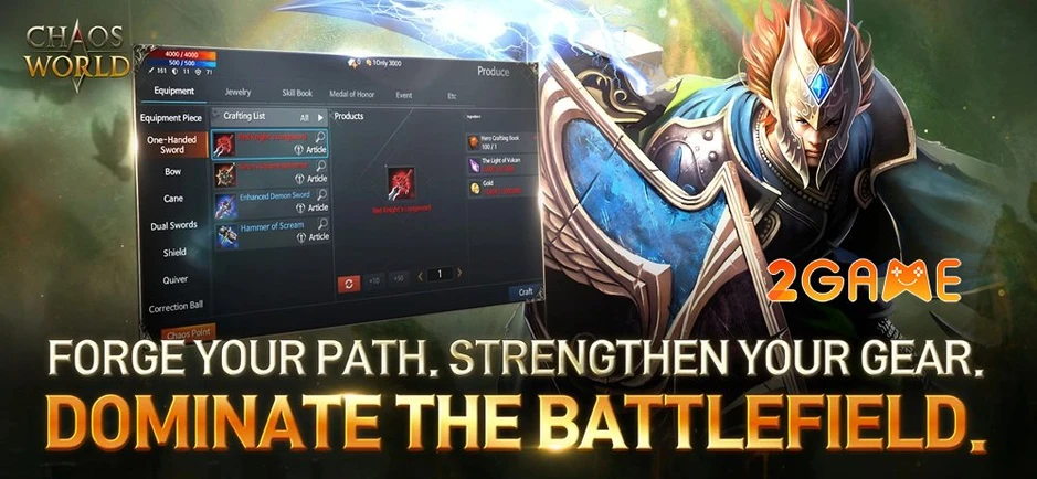 Chaos W - Khi RTS hội ngộ MMORPG: Siêu phẩm chiến thuật tái thiết lập thế giới đổ nát