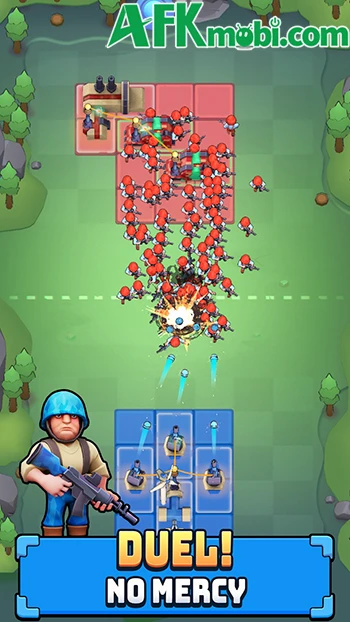 Charge Wars game chiến thuật xây dựng trận hình căn cứ