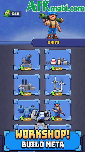 Charge Wars game chiến thuật xây dựng trận hình căn cứ