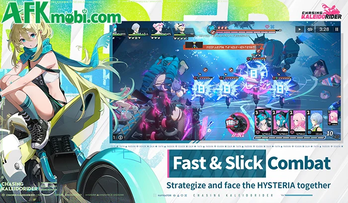 Chasing Kaleidorider game nhập vai chiến thuật với chủ đề độc lạ