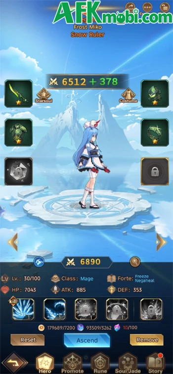 Chỉ huy dàn waifu cực nét chống lại thế lực bóng tối trong game Girls' Connect: Idle RPG