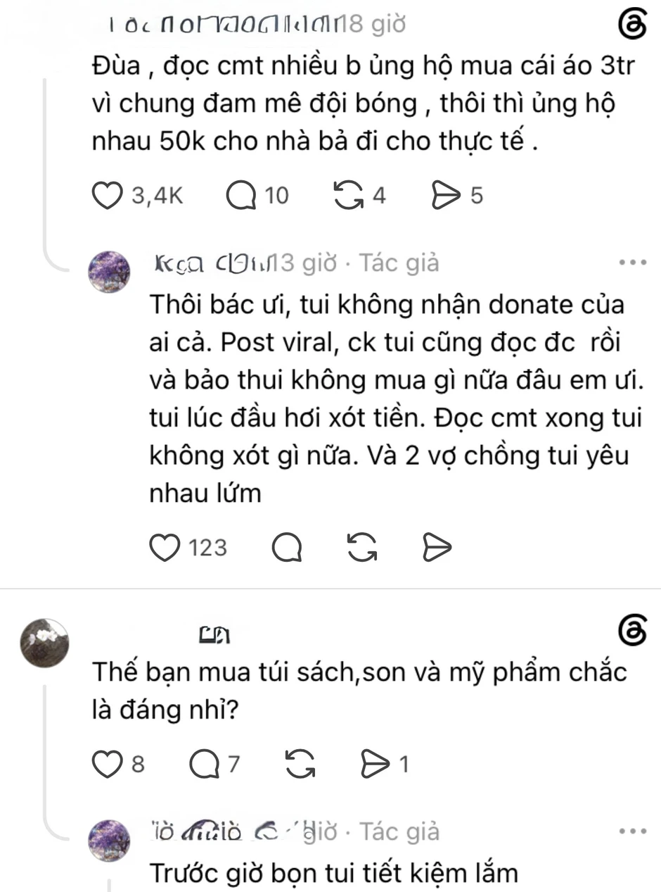 Chồng thất nghiệp vẫn "bạo tay" đòi mua áo Arsenal 3 triệu, vợ lên mạng than thở liền nhận cái kết bất ngờ