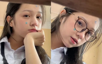 Chuẩn "nữ chính tình đầu", hot girl học đường tung bộ ảnh tung bộ ảnh thanh xuân "gây thương nhớ"