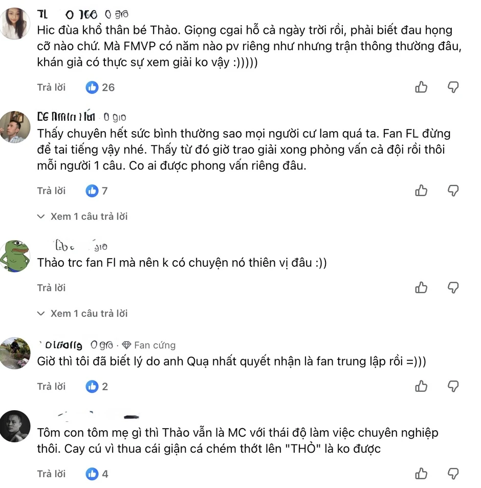 Chuyên nghiệp như Phương Thảo vẫn bị chỉ trích?