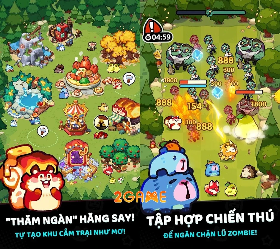 Clash of Critters - Chiến Thú Hỗn Chiến: Siêu phẩm thu phục linh thú diệt zombie Clash of Critters - Chiến Thú Hỗn Chiến: Siêu phẩm thu phục linh thú diệt zombie