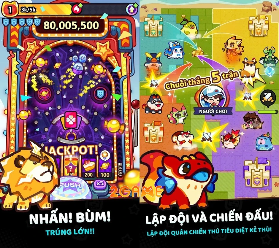 Clash of Critters - Chiến Thú Hỗn Chiến: Siêu phẩm thu phục linh thú diệt zombie Clash of Critters - Chiến Thú Hỗn Chiến: Siêu phẩm thu phục linh thú diệt zombie