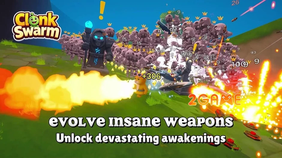 ClonkSwarm: Lý Tiểu Long Đầu Ngựa Dẫn Đầu Cơn Bão Càn Quét Thế Giới Game