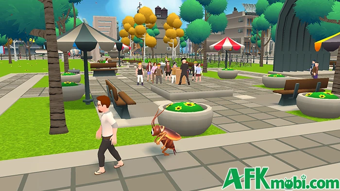 Cockroach Prank: City Chaos game mô phỏng nhập vai 1 chú gián Cockroach Prank: City Chaos game mô phỏng nhập vai 1 chú gián