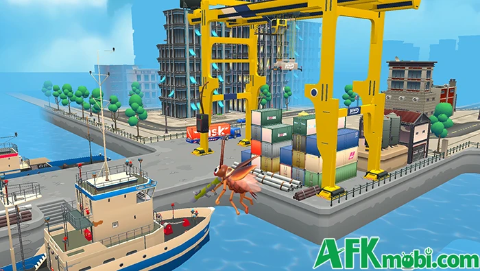 Cockroach Prank: City Chaos game mô phỏng nhập vai 1 chú gián Cockroach Prank: City Chaos game mô phỏng nhập vai 1 chú gián