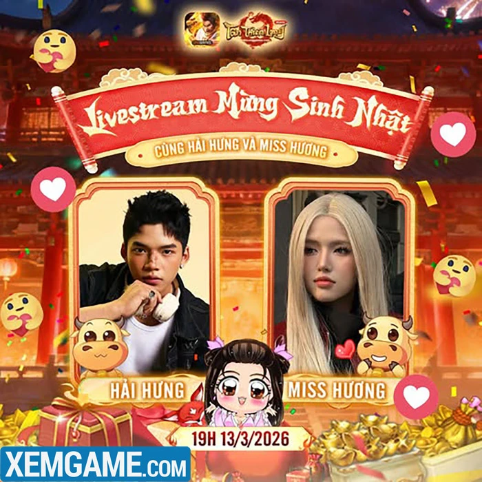 Tân Thiên Long Mobile kỷ niệm 7 năm với Livestream đặc biệt và mưa quà tặng từ cộng đồng