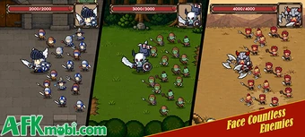Crownguard game chiến thuật bảo vệ nhân vật chỉ huy trước kẻ thù