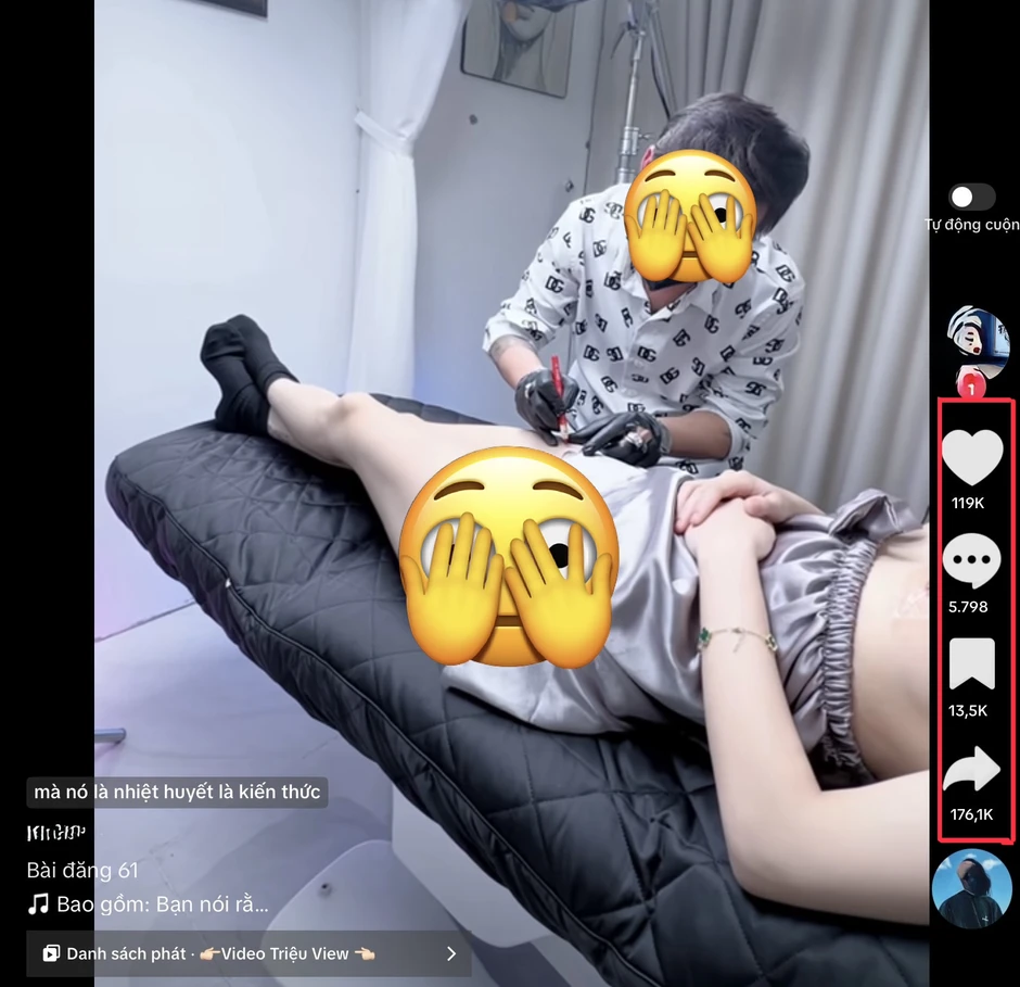 Đăng video công việc nhạy cảm lên TikTok, nam Content Creator gây tranh cãi, nghệ thuật làm đẹp hay chiêu trò câu view?