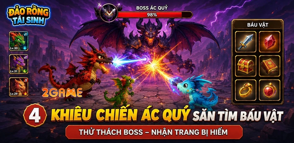 Đảo Rồng Tái Sinh - Cơn sốt Merge và Phòng Thủ nhàn rỗi bùng nổ trên Mobile Đảo Rồng Tái Sinh - Cơn sốt Merge và Phòng Thủ nhàn rỗi bùng nổ trên Mobile