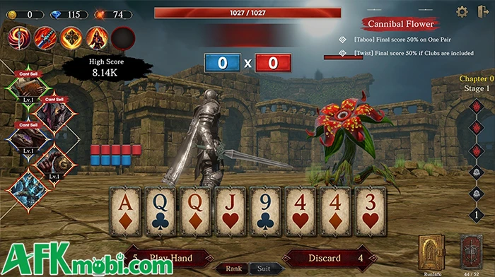 Dark Gambit game chiến thuật roguelike dùng bài tây để chiến đấu Dark Gambit game chiến thuật roguelike dùng bài tây để chiến đấu