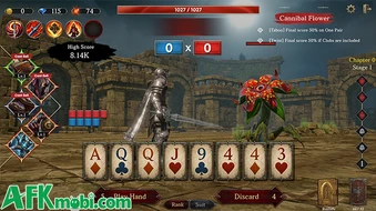 Dark Gambit game chiến thuật roguelike dùng bài tây để chiến đấu
