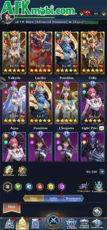 Dawn Gods game đấu tướng chiến thuật với chủ đề đa thần thoại