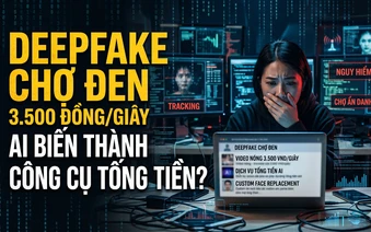 Deepfake rao bán công khai: Chỉ 3.500 đồng/giây video n.ó.ng, AI bị biến thành công cụ "t.ố.ng tiền"