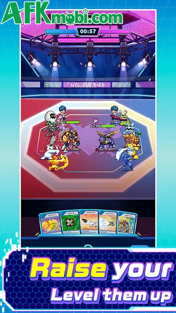 DIGIMON UP game idle lấy chủ đề Digimon đến từ Bandai Namco