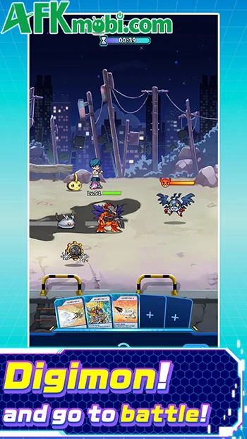 DIGIMON UP game idle lấy chủ đề Digimon đến từ Bandai Namco