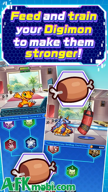 DIGIMON UP game idle lấy chủ đề Digimon đến từ Bandai Namco