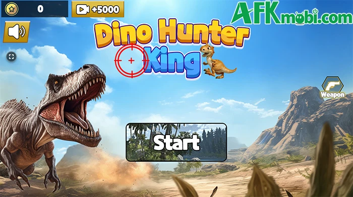 Dino Hunter King game hành động bắn tải cho bạn săn khủng long Dino Hunter King game hành động bắn tải cho bạn săn khủng long