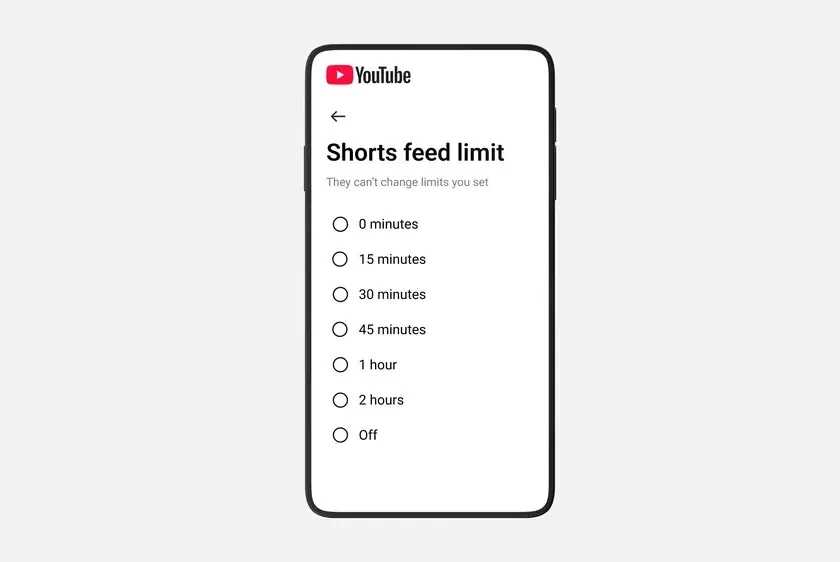 Diu Túp cho phép tắt hoàn toàn tính năng Shorts