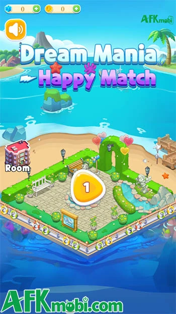 Dream Mania Happy Match game xếp khối lấy chủ đề sinh vật biển